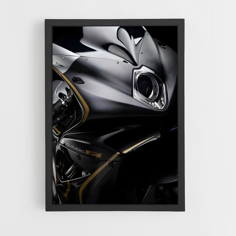 Poster Musclée Élégance – affiche MV Agusta (vue 2)